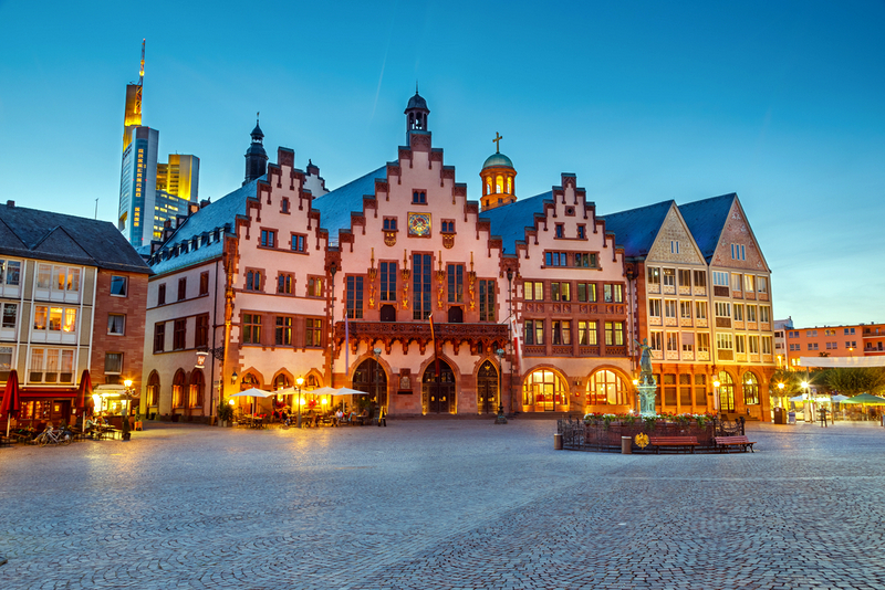 Rathaus in Römerberg Frankfurt