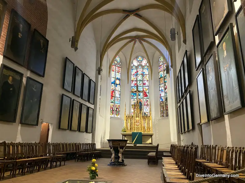 Inside Thomaskirche Leipzig