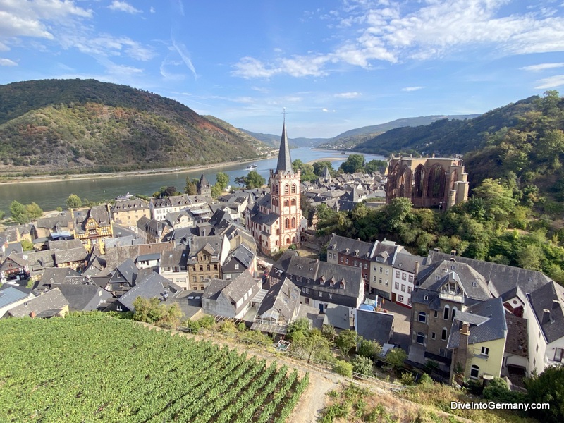 Views of Bacharach from Postenturm