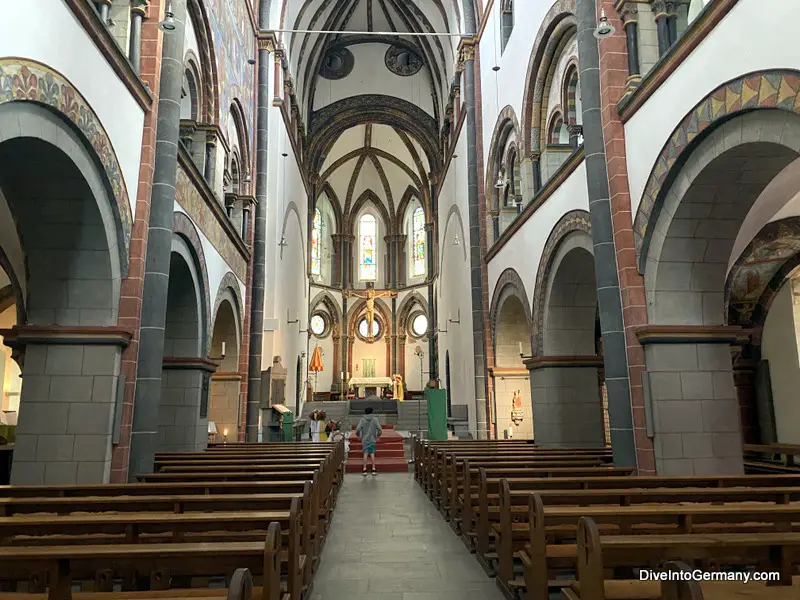 Inside Severuskirche (St Severus Church)