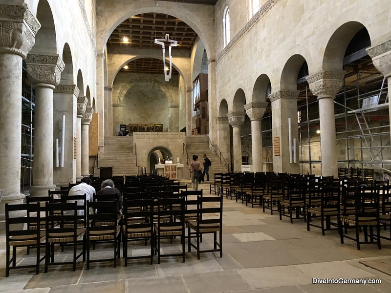 inside The gardens outside Stiftskirche St. Servatius (Collegiate Church)