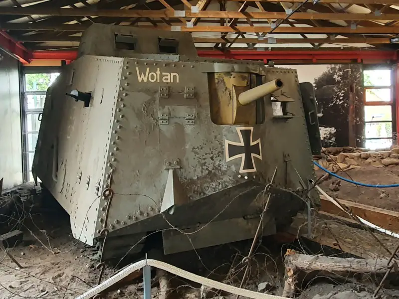 Wotan: the reconstructed A7V that was Germany's first attempt at making a tank