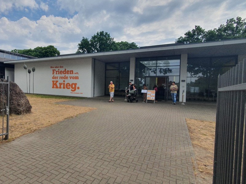 The entrance to the German Tank Museum.