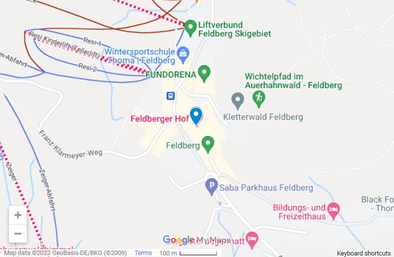 Hotel Feldberger Hof map