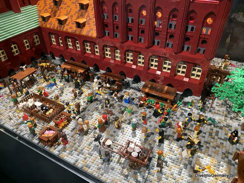 Marketplace at the On The Trail Of The Hanse With LEGO Bricks