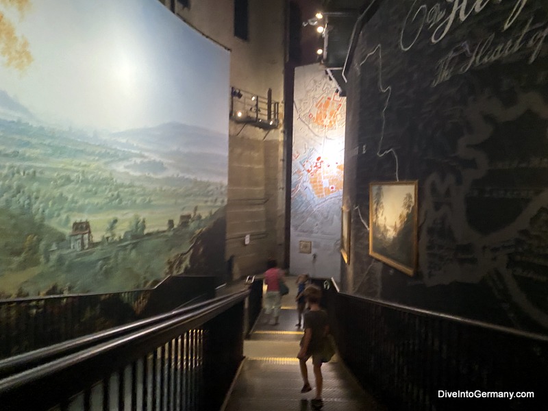 Walking into the museum part dresden panometer