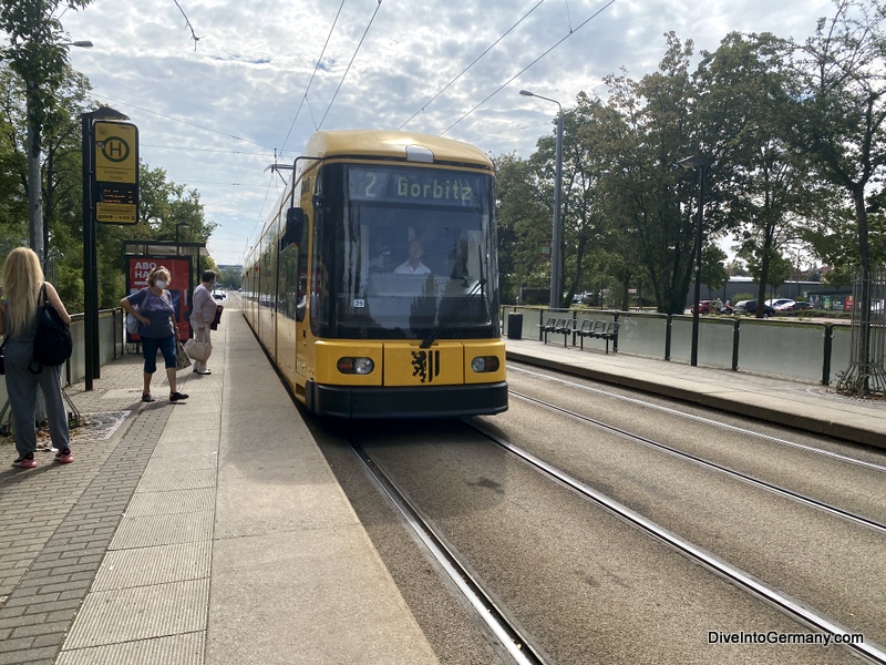 Tram from Dresden Panometer