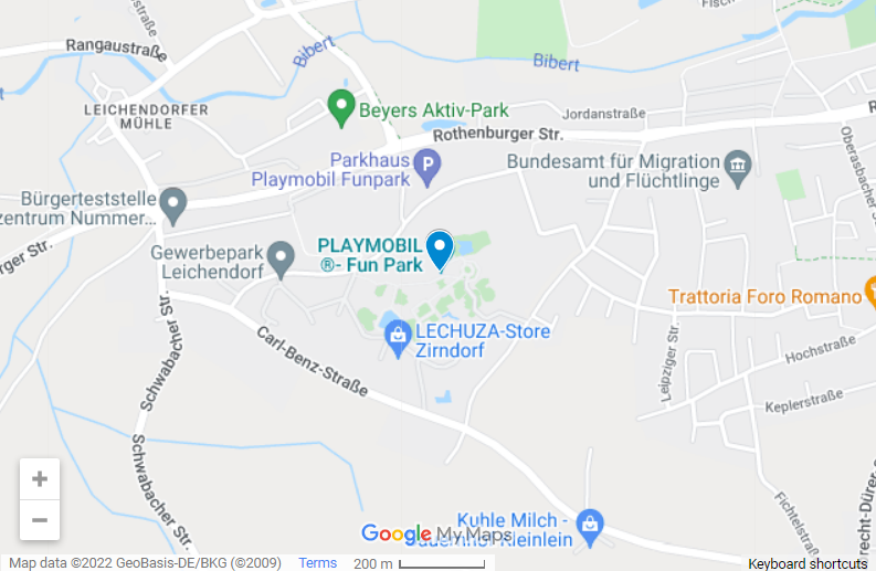 Playmobil Park Zirndorf map