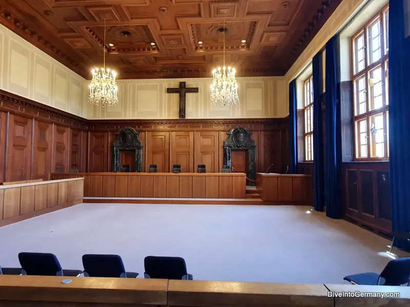 Courtroom 600 at the Palace of Justice