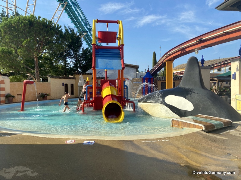 Water playground at  Hotel Santa Isabel Europa Park