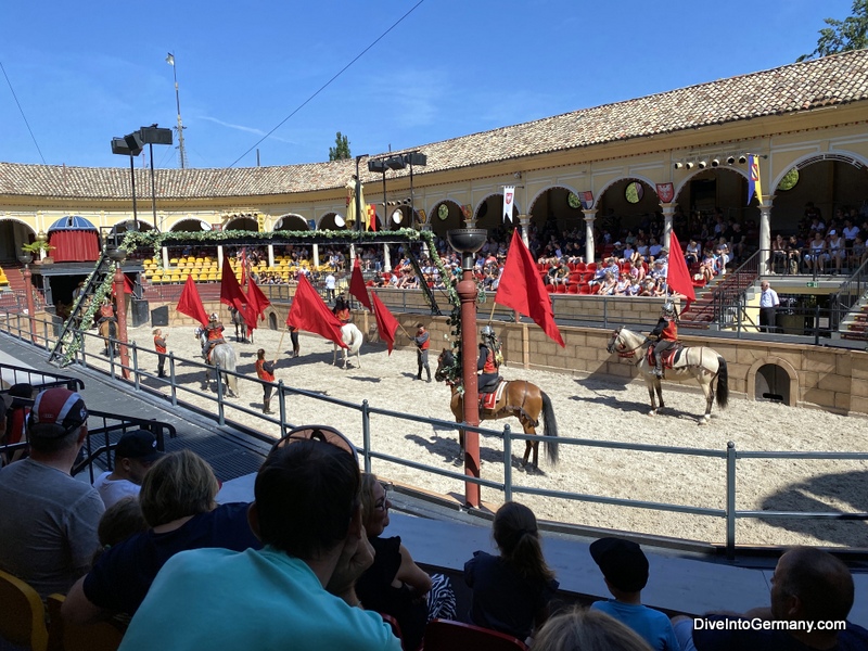 Stunt Show in Spain Europa Park