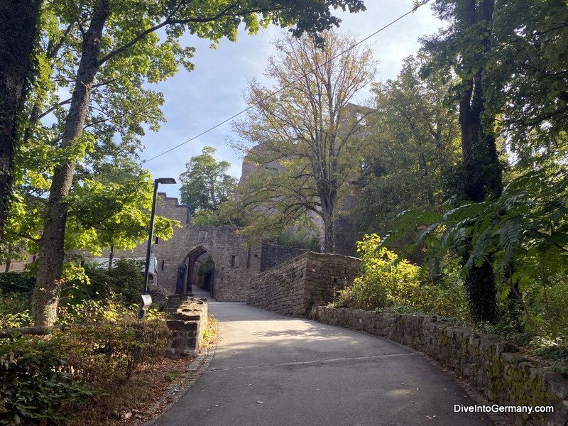 entry to Altes Schloss Hohenbaden (Old Hohenbaden Castle) Baden-Baden