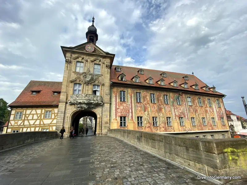 Altes Rathaus (Old Town Hall) side of in bamberg