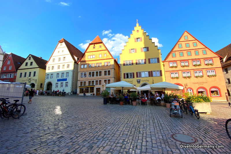 Marktplatz in Rothenburg Ob Der Tauber