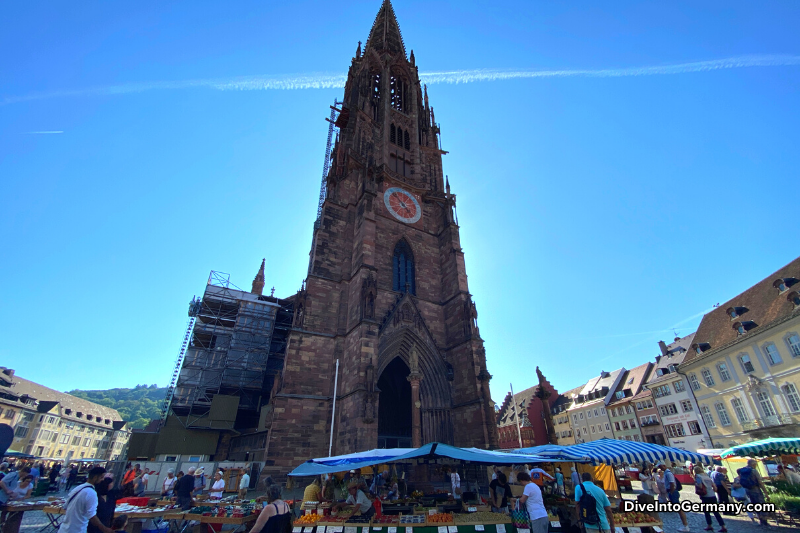 Münsterplatz Freibug Im Breisgau