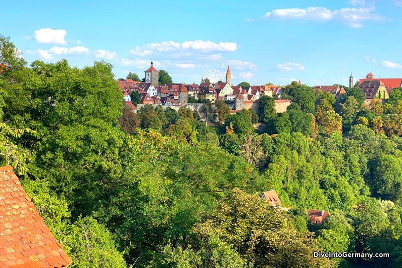 Rothenburg ob der Tauber from Burggarten