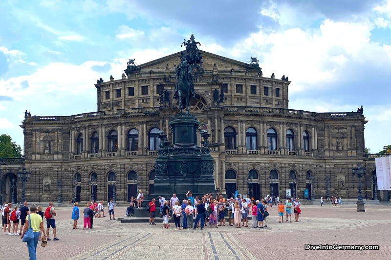 Semperoper Opera House Dresden Germany landmarks famous