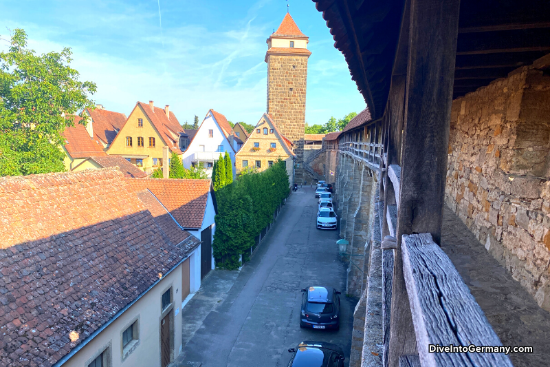 Stadtmauer (Town Walls) Rothenburg Ob Der Tauber