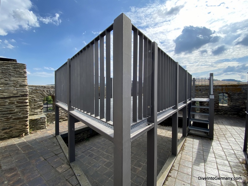 Schoenburg Castle The observation deck on top of the tower