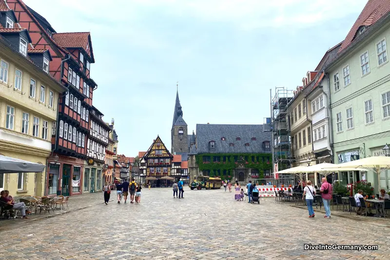 Marktplatz Quedlinburg Old Town