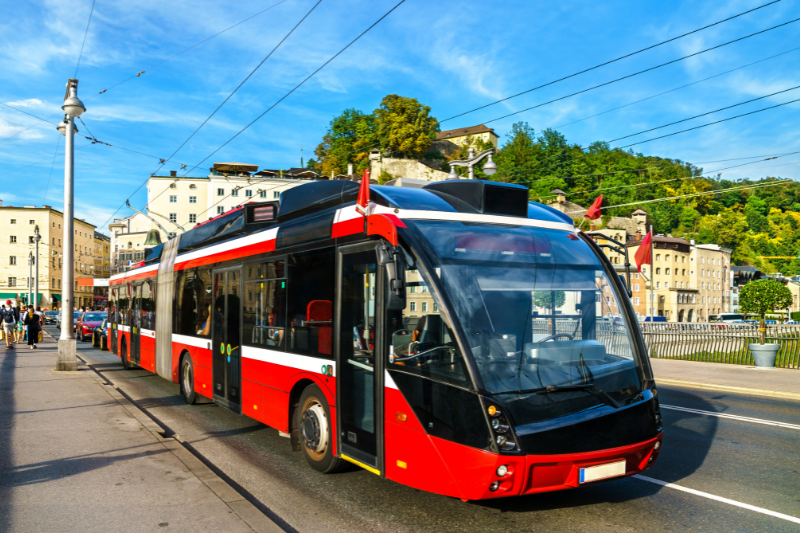 Bus in Salzburg Austria