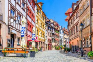 Nuremberg's Weissgerbergasse in the Old Town