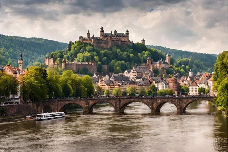 Fake AI image of Heidelberg