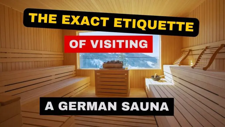the exact etiquette of visiting a german sauna