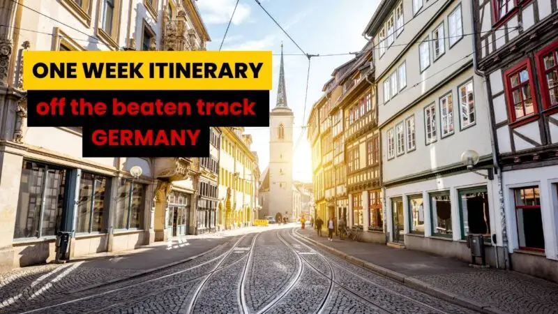 one week central germany itinerary