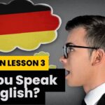 German lesson 3: do you speak english?