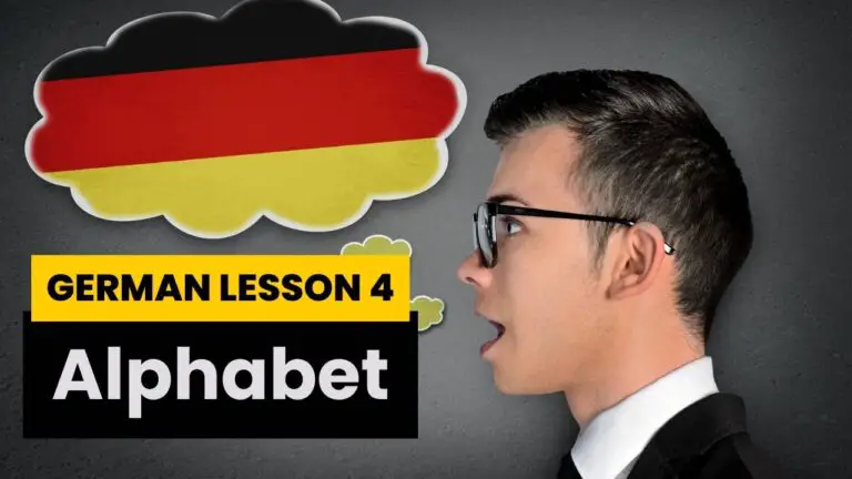 German lesson 4: Alphabet and Phonetics