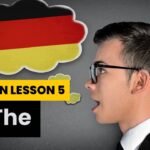 German lesson 5: German Articles