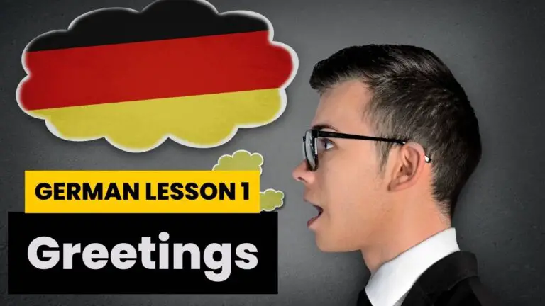 German Lesson 1: Greetings