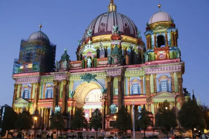 Berlin Cathedral at Festival of Lights