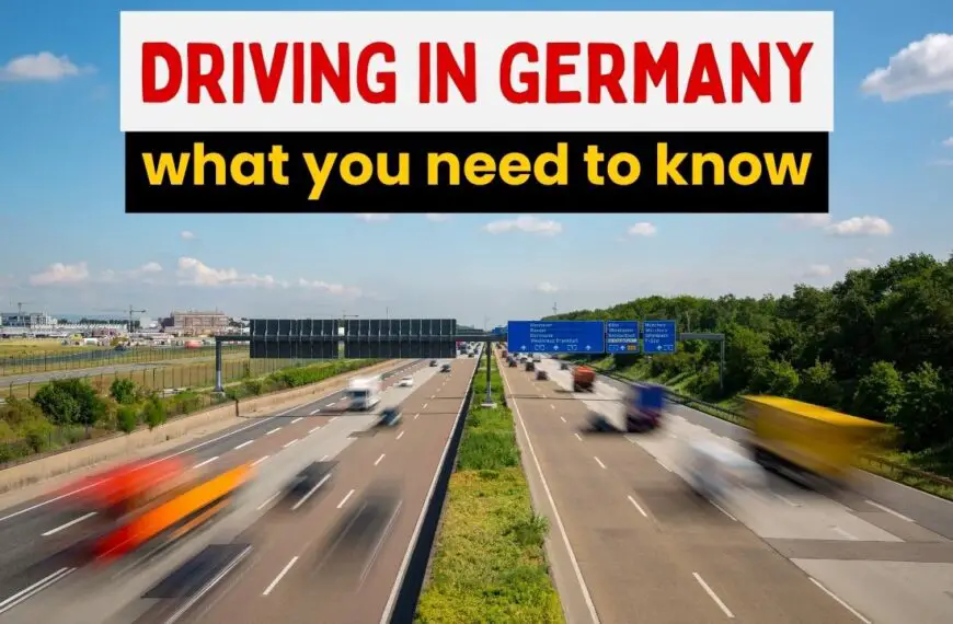Driving in Germany tips