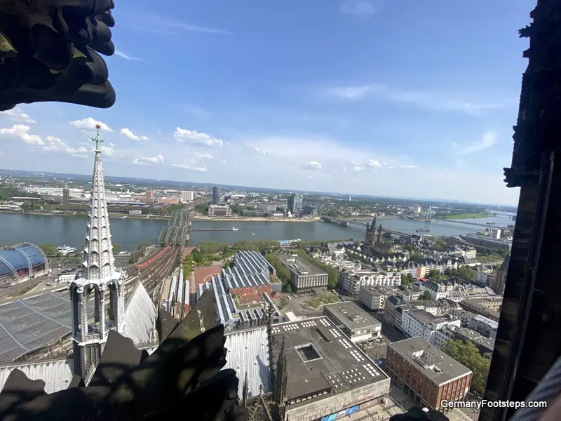 View from the top of Cologne Cathedral