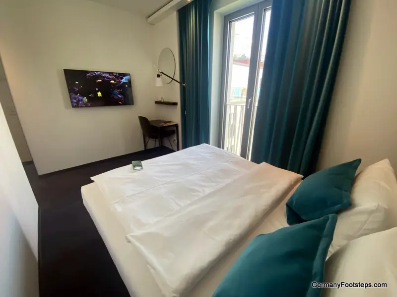 My standard queen room at Motel One Ulm