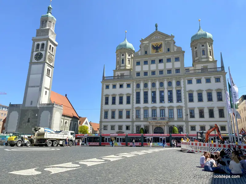Augsburg Town Hall and Perlachturm