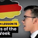 German lesson 15: Days of the Week
