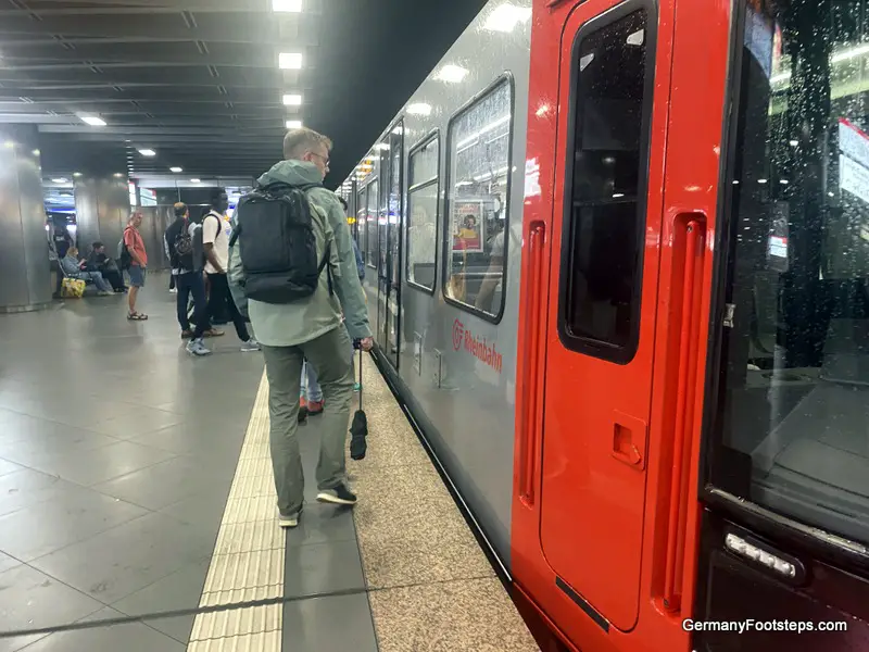 The U-Bahn in Düsseldorf makes it easy to get around