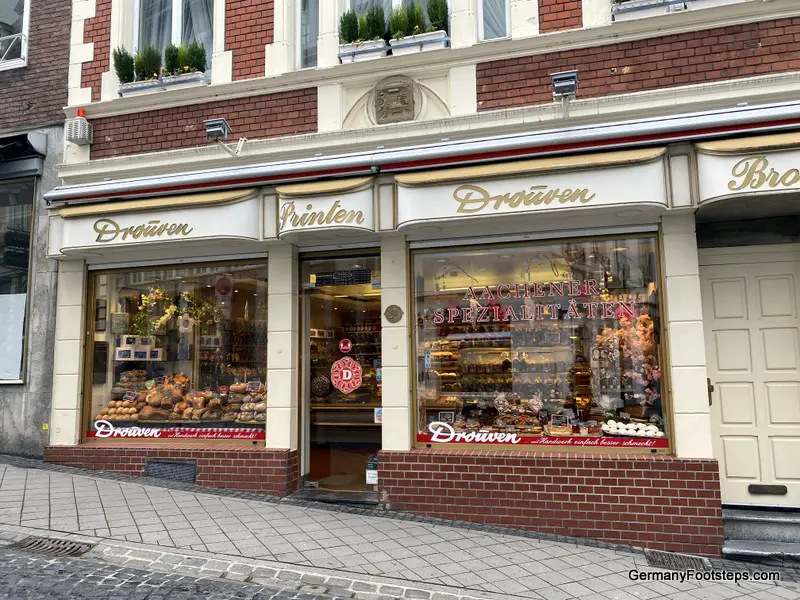 One of the many printen shops in Aachen