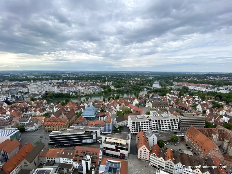 Amazing views from the top of Ulm Minster