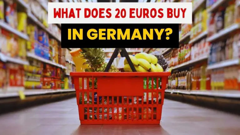 What does 20 euros buy in Germany