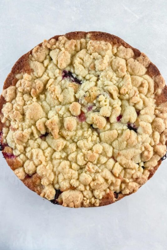 Plum Crumble Cake