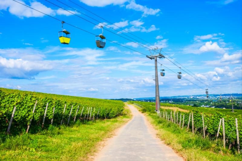 Cable car in Rüdesheim am Rhein