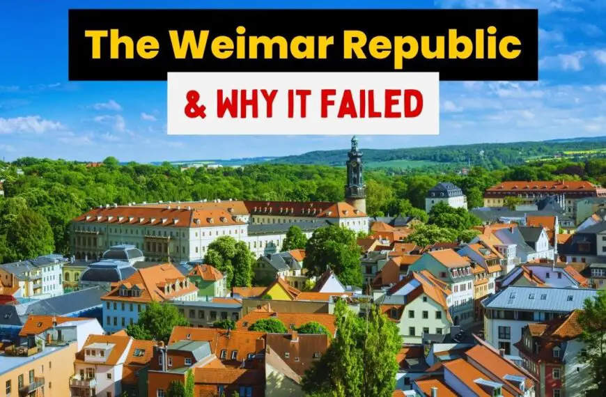 Weimar Republic and why it failed
