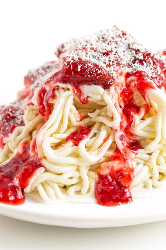 Spaghetti-Eis