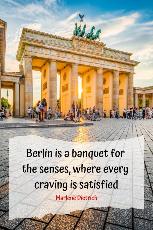 Berlin Germany travel quote