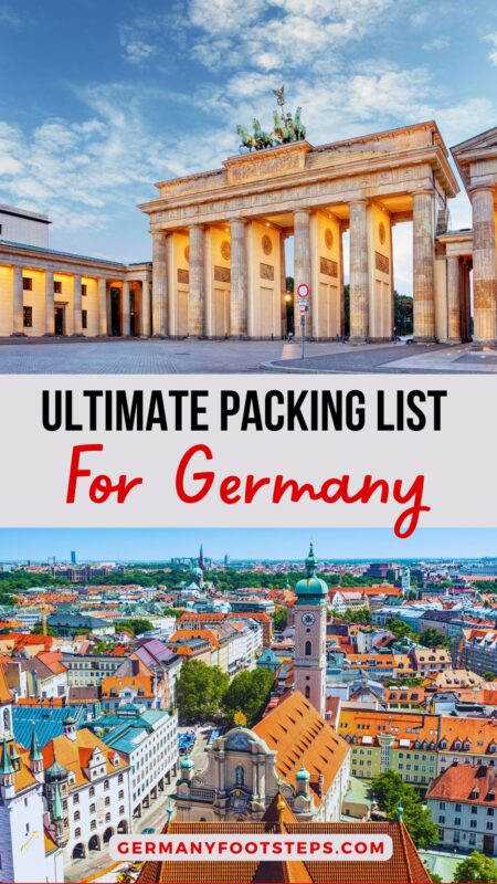 The Ultimate Germany Packing List For The Ultimate Vacation! 😍