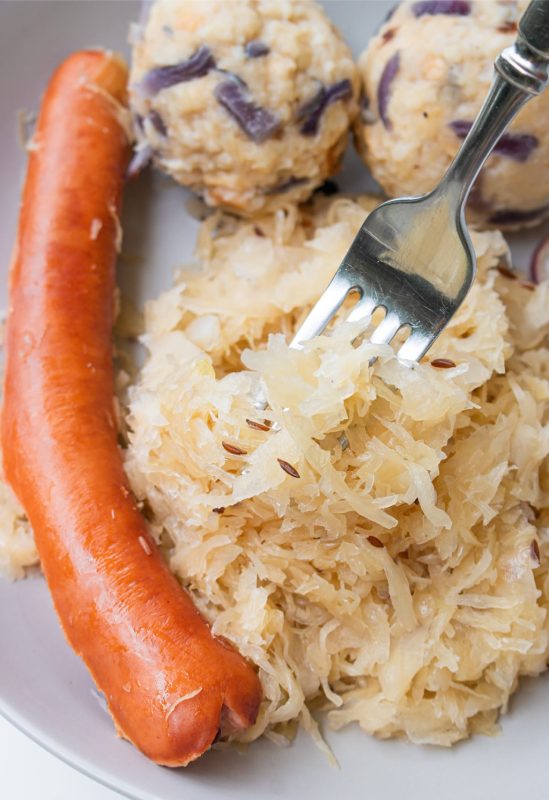 Sauerkraut and Sausage
